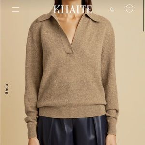 Khaite the Jo Sweater in Barley